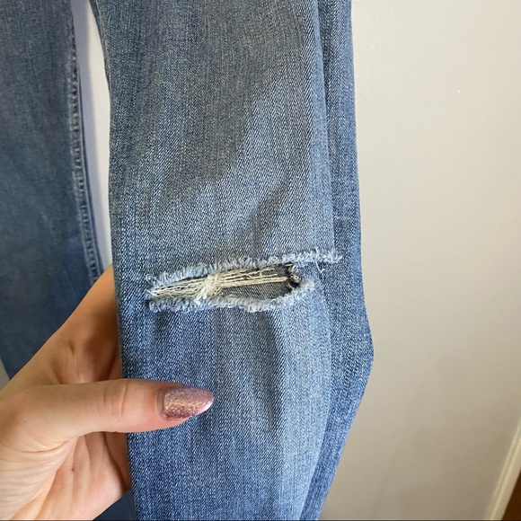 rag & bone Skinny Distressed Midland Raw Hem Jeans Size 26 - Picture 3 of 9